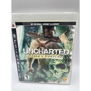 Uncharted Drake's Fortune - Sony Playstation 3 Complete Tested Authentic